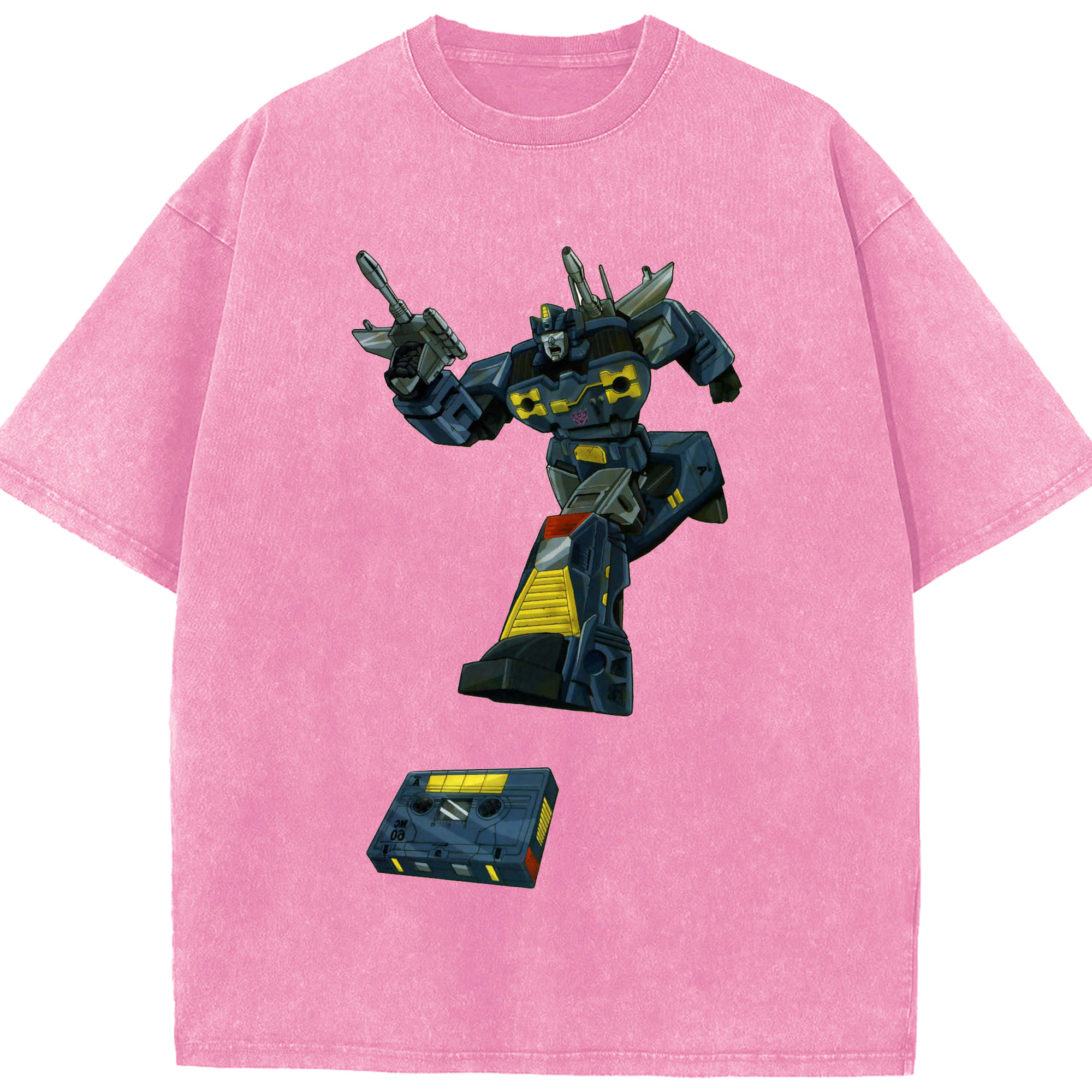 （画像用）  綿100% ヴィンテージ風 半袖Tシャツ（フロントプリント）